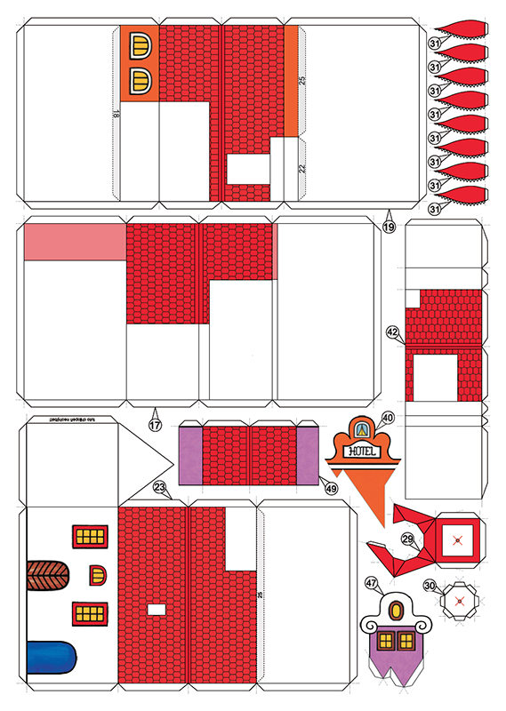 Betlém vystřihovánka strana 3.