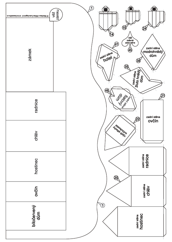 Betlém vystřihovánka strana 6.