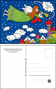 Pohlednice-Anděl Petronius přivolává zimu.png