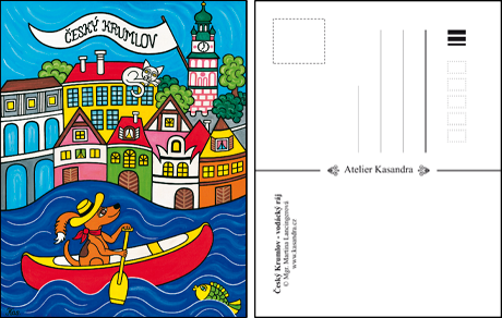 Pohlednice-Český Krumlov-vodácký ráj.png