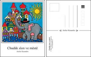 Pohlednice-Chudák slon v městě.png