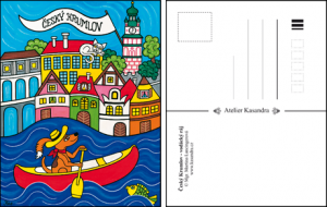 Pohlednice-Český Krumlov-vodácký ráj.png